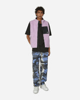 Stüssy Sherpa Reversible Vest Lavender Coats and Jackets Vests H118528 LAVE