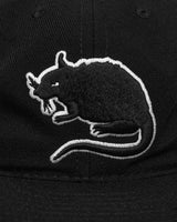 Stray Rats Rat Logo Fitted Hat Black Hats Caps SRH1180W BLACK