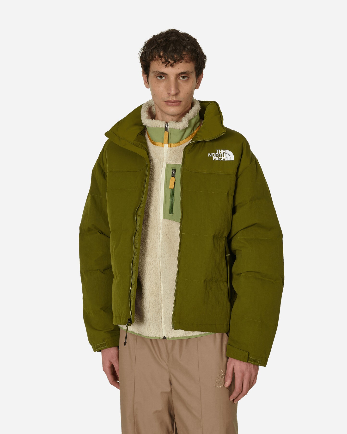 The North Face M 92 Ripstop Nuptse Jacket - Ripstop Pack Forest Olive Coats and Jackets Down Jackets NF0A86ZQ PIB1