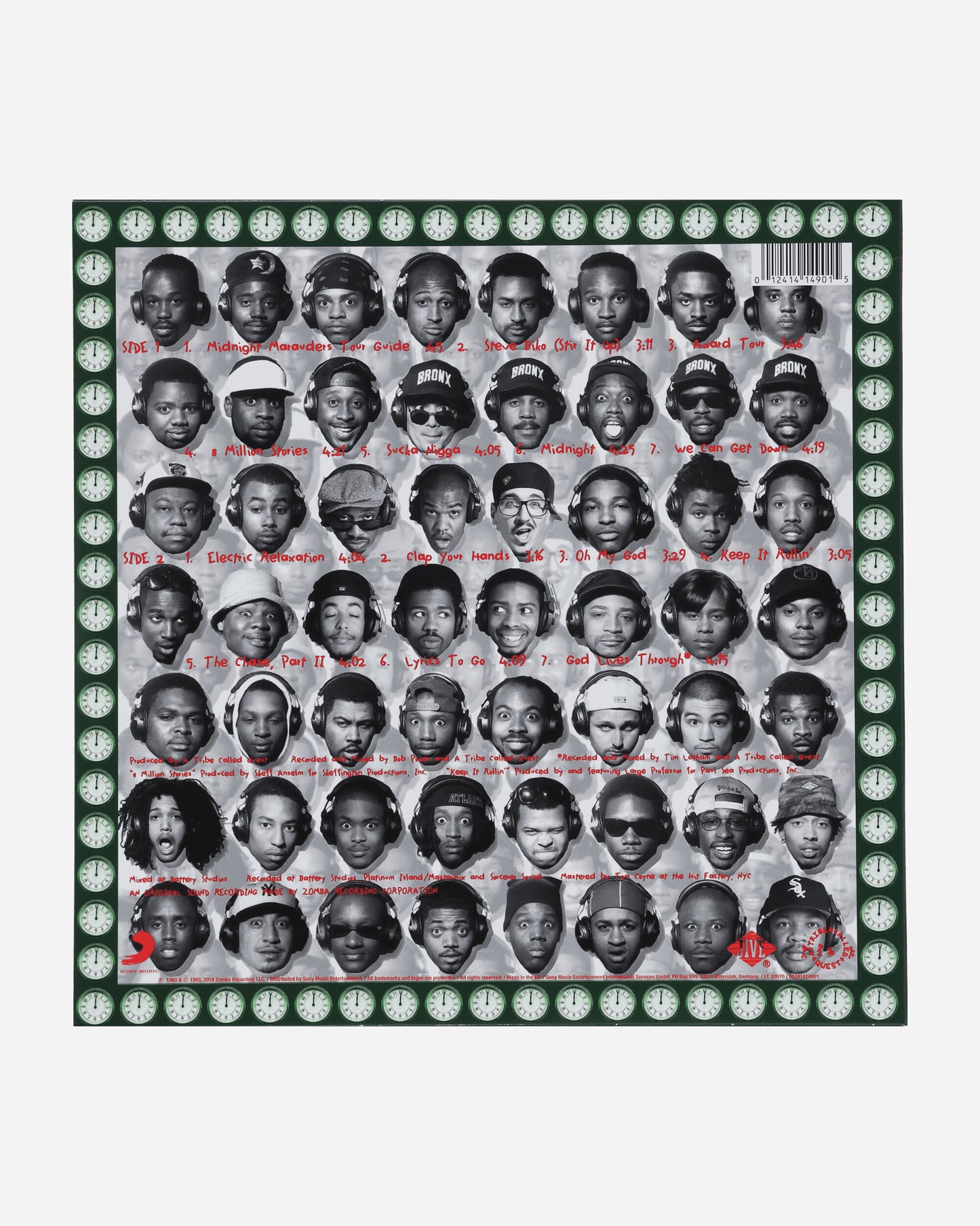 Vinyls Curated by Public Possession A Tribe Called Quest - Midnight Marauders Multicolor Music Vinyls 41490Z55127  1