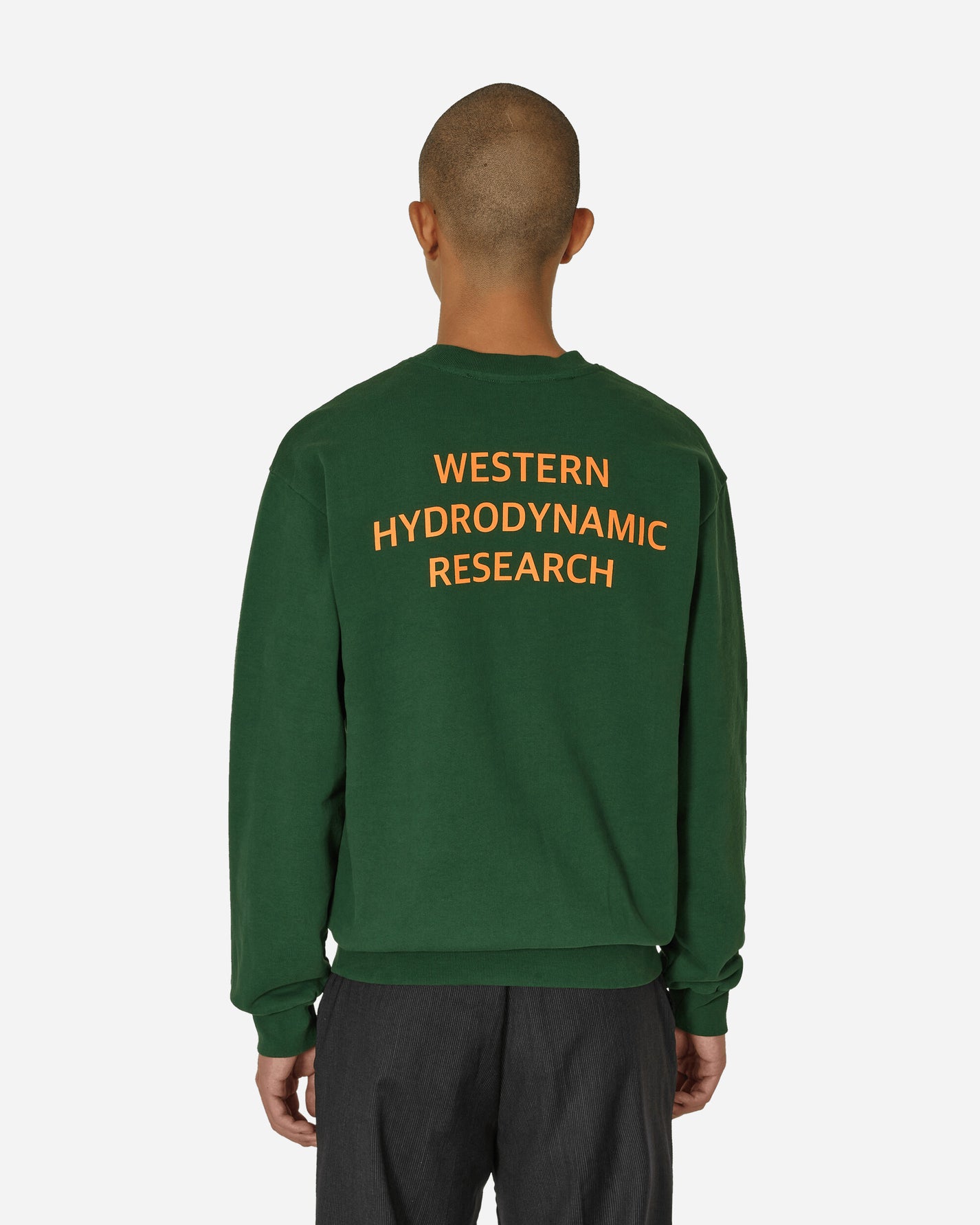 WESTERN HYDRODYNAMIC RESEARCH Worker Crew Olive Sweatshirts Crewneck MWHR23FW80013-M OLIVE