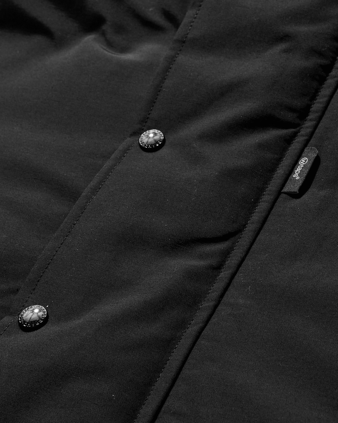 WTAPS Jacket 08 Black Coats and Jackets Windbreakers 242TQDT-JKM02 001