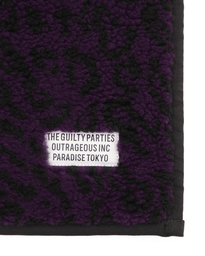 Wacko Maria Boa Rag Mat Purple Homeware Design Items 21FW-WMA-RM01 PURPLE