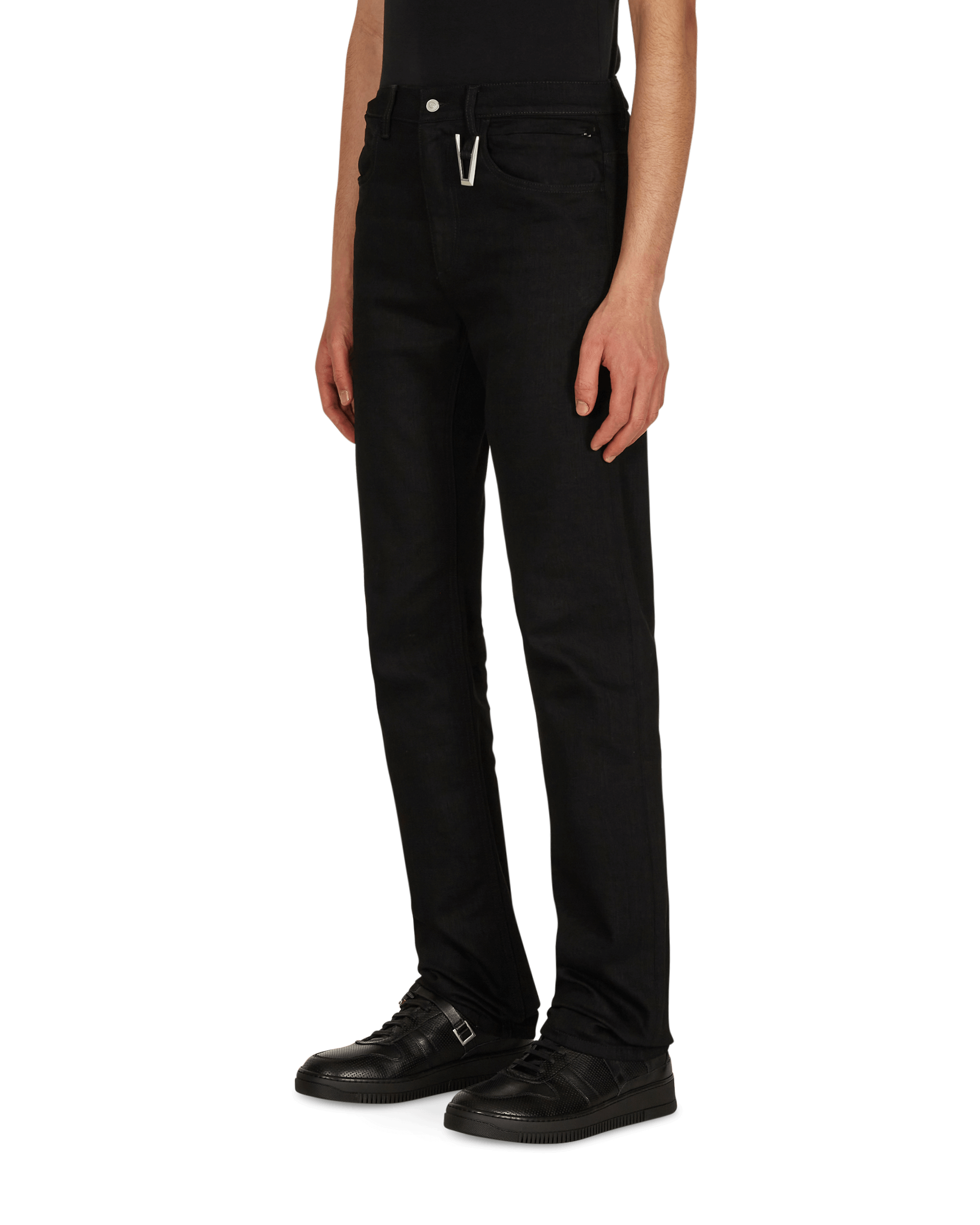 1017 Alyx 9SM True Black 6 Pocket With A Ring Black Pants Trousers AAMPA0212FA02 BLK0001