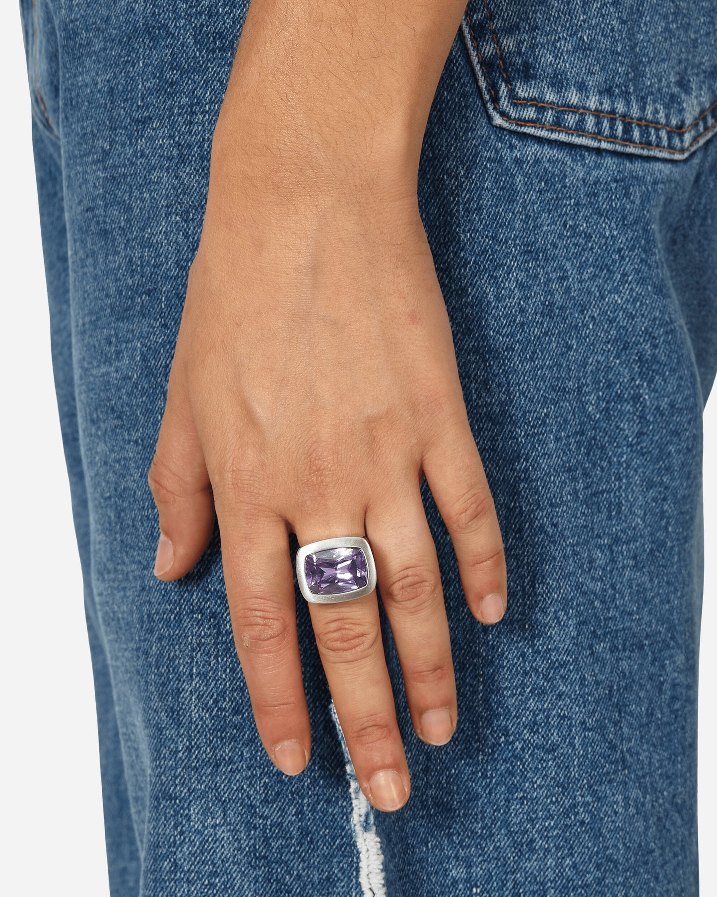 Abra Wmns Abra Ring Silver Purple Jewellery Rings AAR16 8