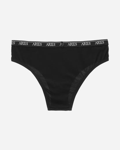 Aries Mercerised Cotton Hipster Briefs Black Underwear Briefs FUAR00124 BLK