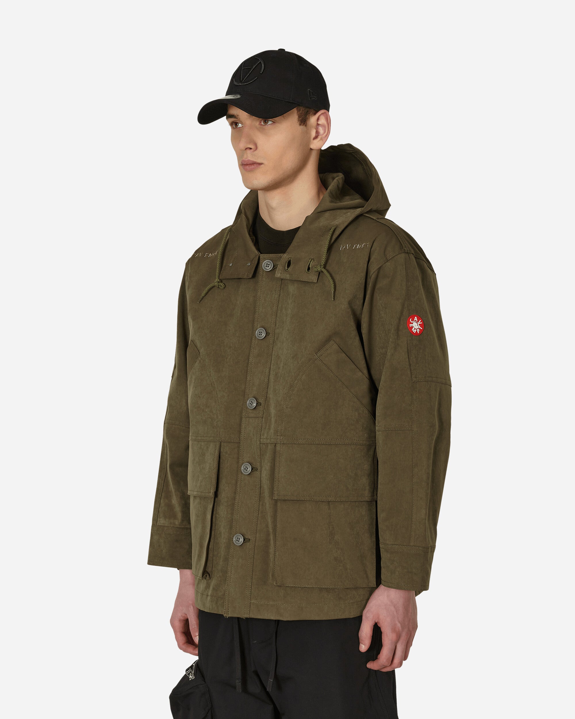 Cav Empt Parka Jackets Green Coats and Jackets Parka Jackets CES23JK04 001