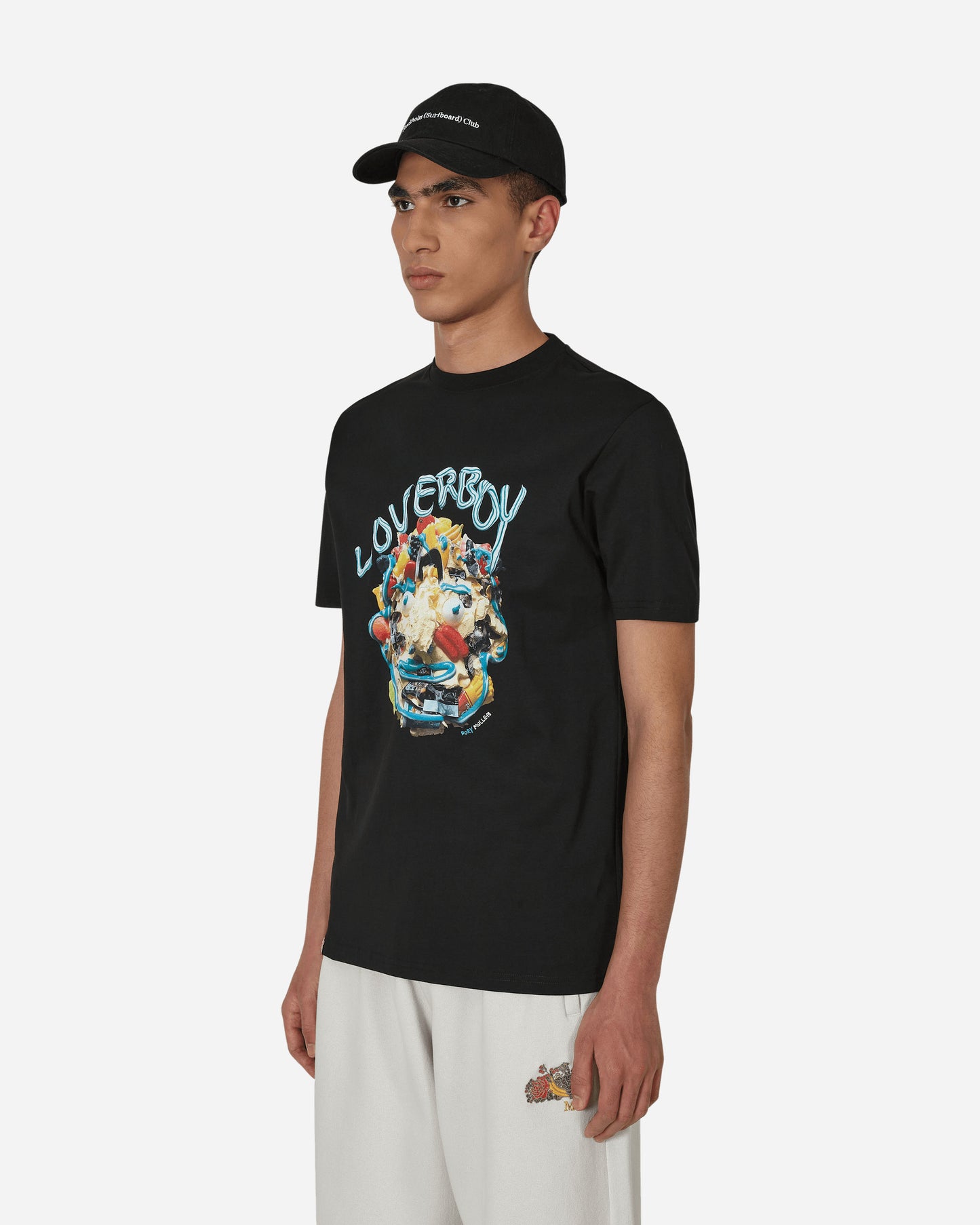 Charles Jeffrey Loverboy Face Tee Black T-Shirts Shortsleeve CJLAW22FT BLACK