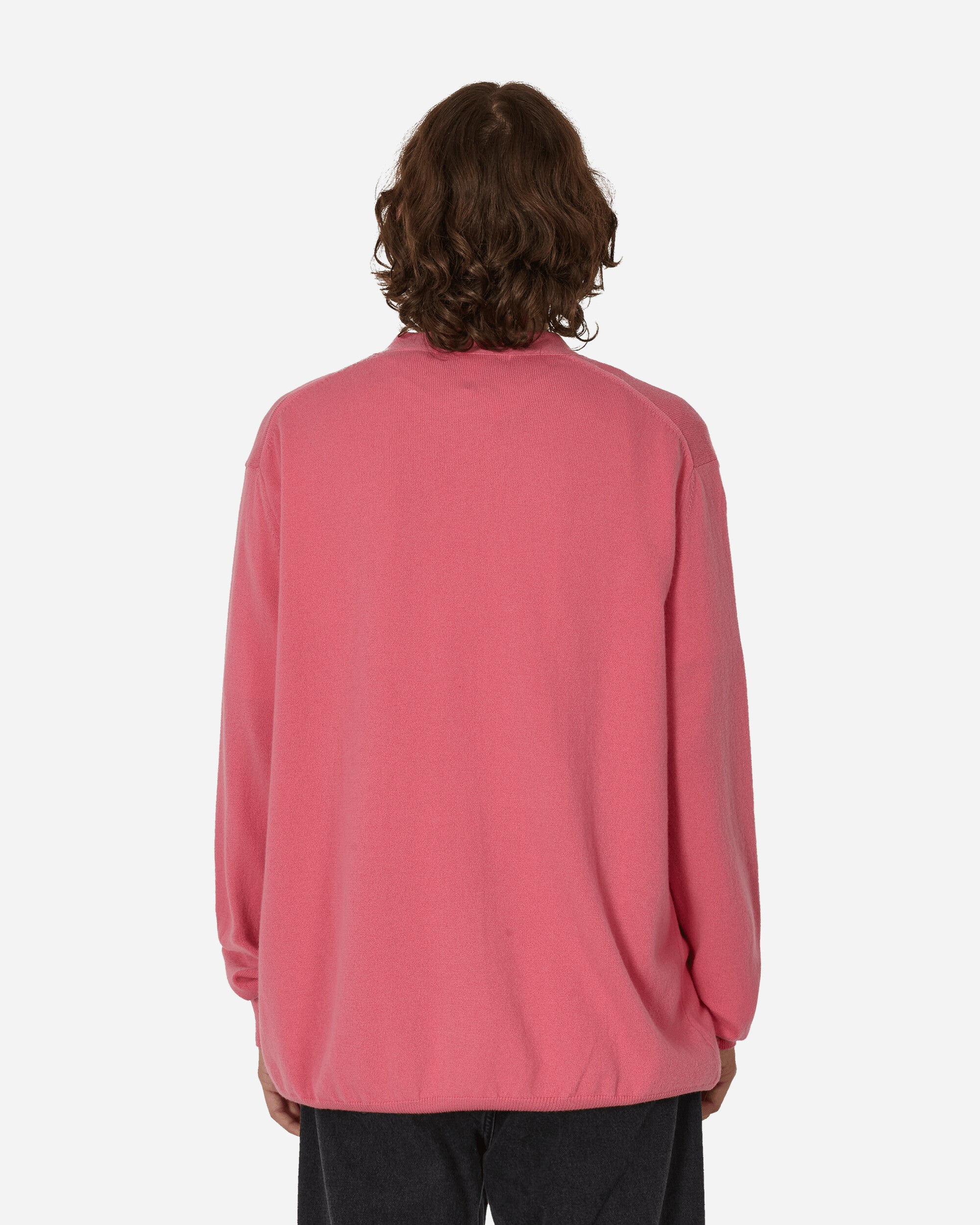Comme Des Garçons Shirt Mens Cardigan Knit Pink Knitwears Cardigans FL-N007-W23 4