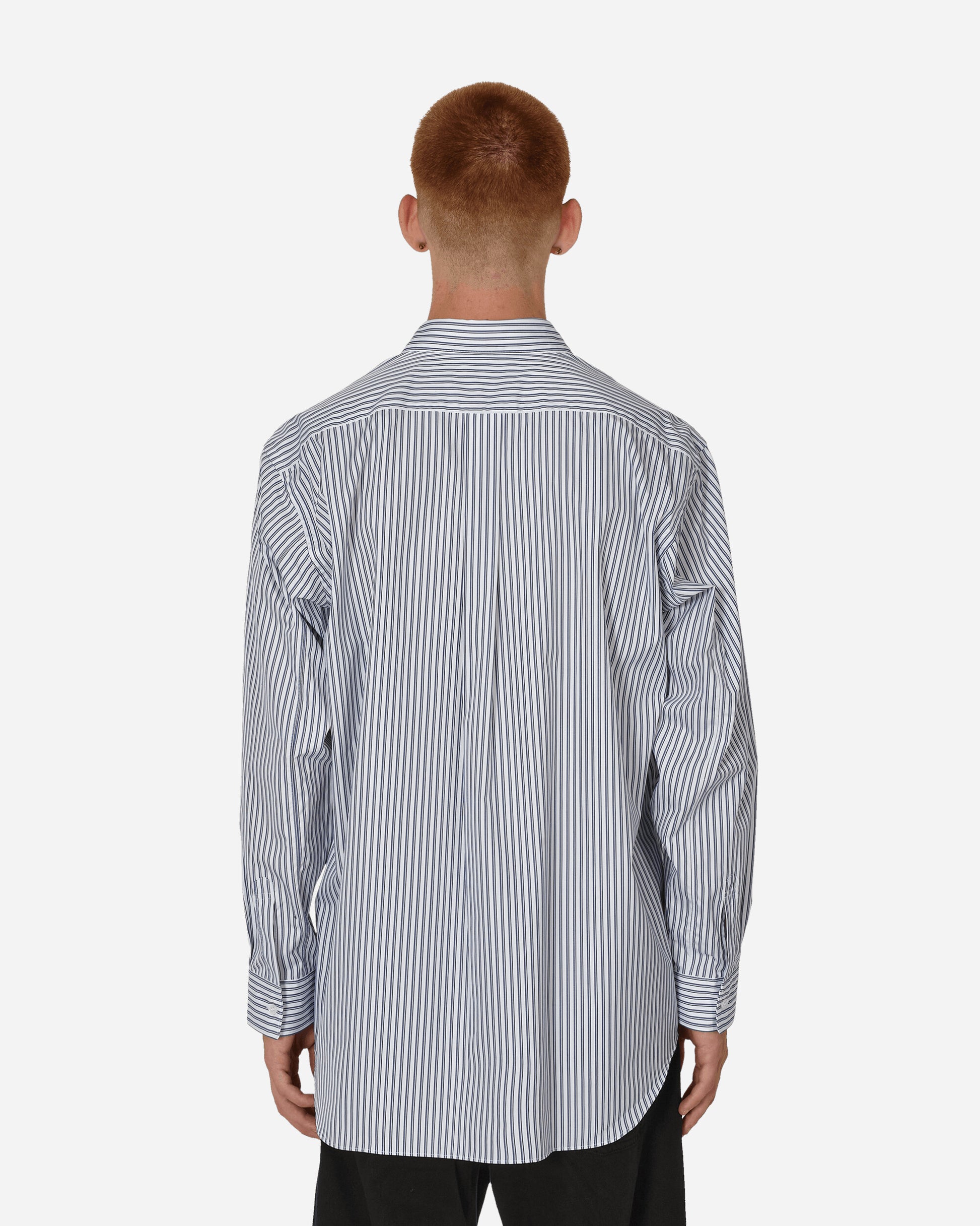 Comme Des Garçons Shirt Mens Shirt Woven Stripe 4 Shirts Longsleeve Shirt FZ-B220-PER  1
