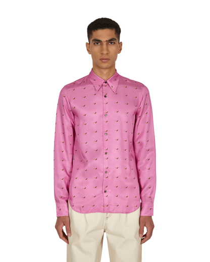 Dries Van Noten Chaine 3070 Pink T-Shirts Longsleeve 212-020734-3070 305