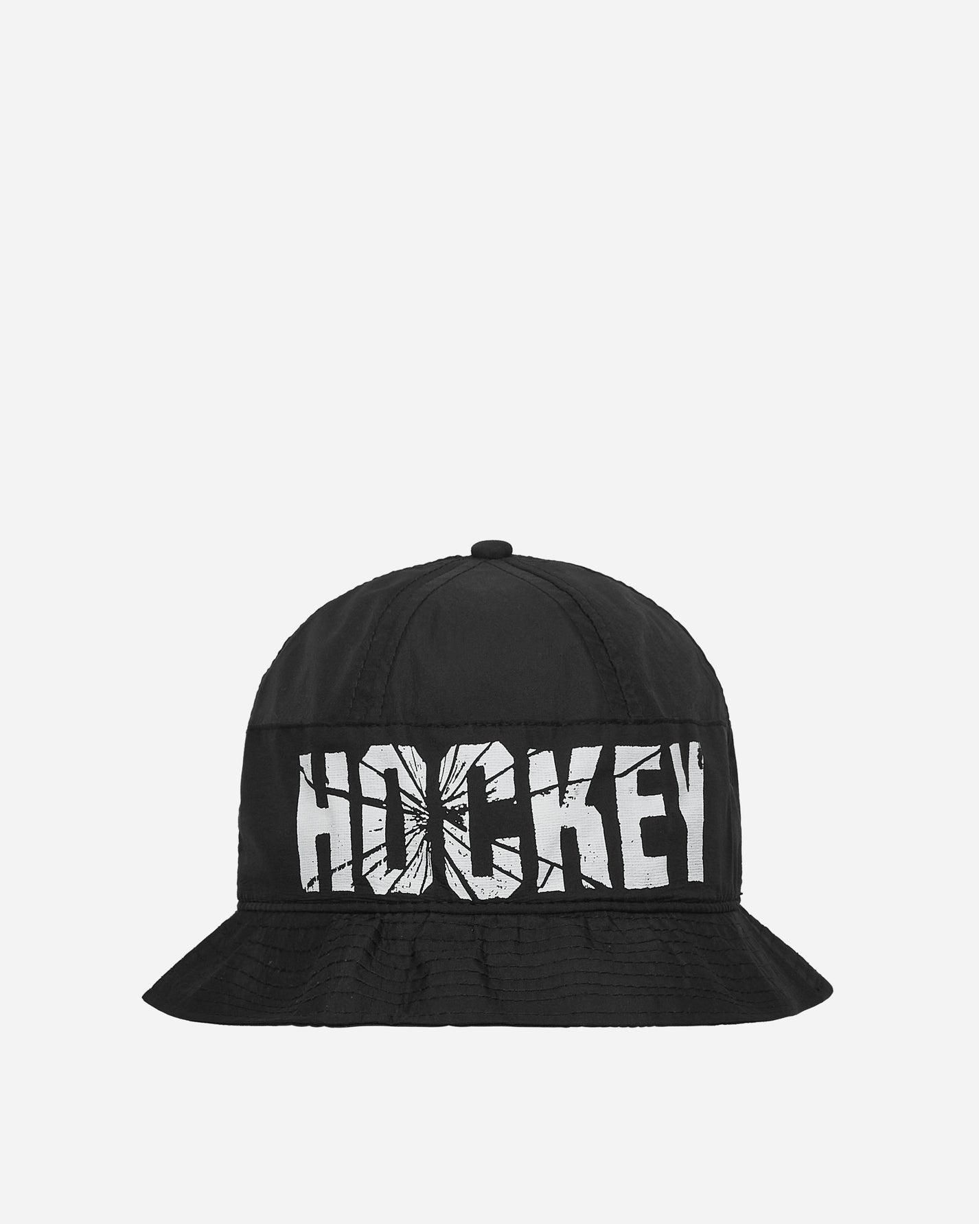 Hockey Hockey Crinkle Bell Bucket Hat Black Hats Bucket PN1869 001