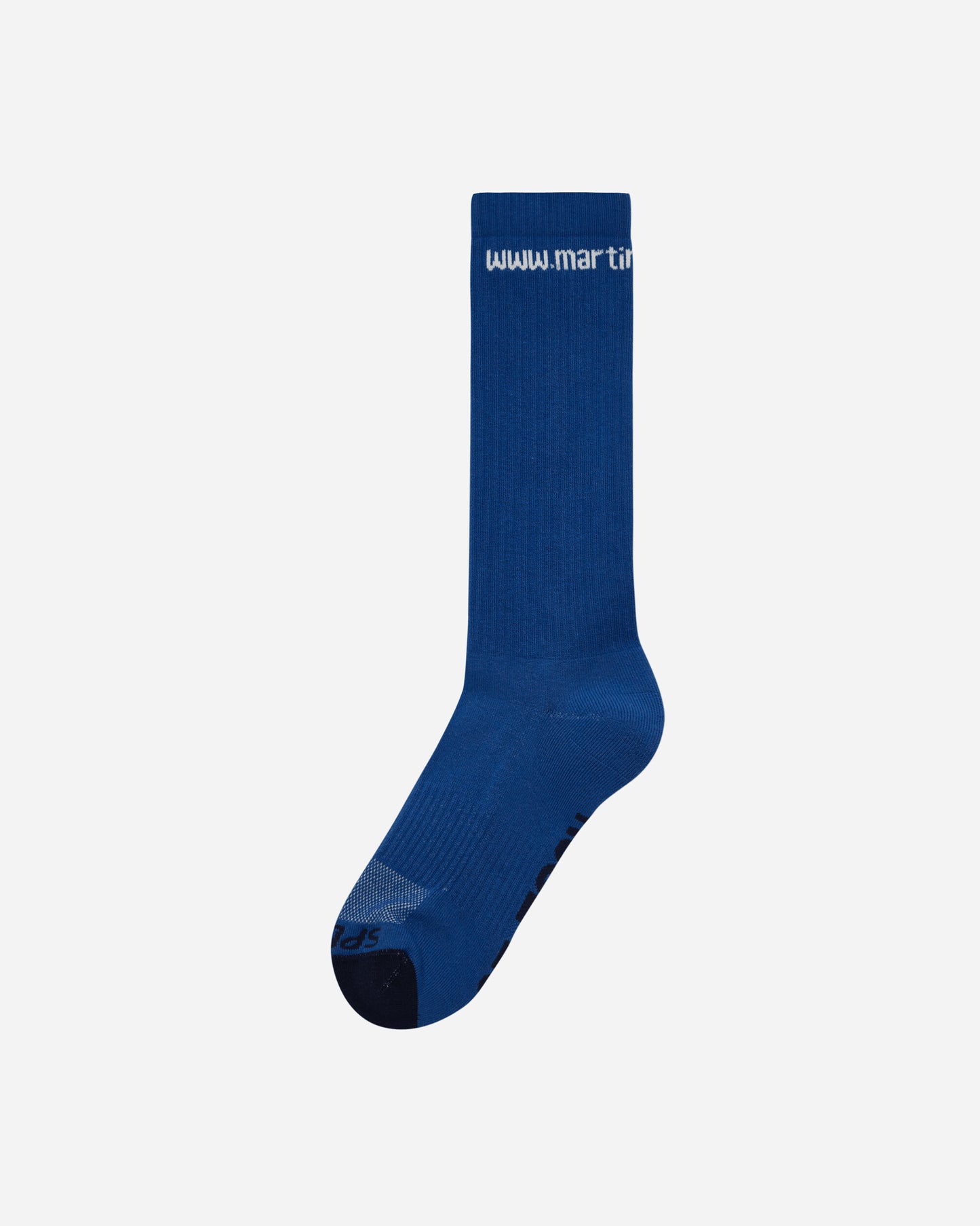 Martine Rose Graphic Socks White/Multi Blue Underwear Socks CMRAW23-1141  001