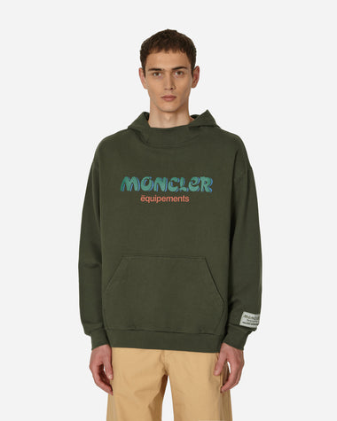 Moncler Genius Hoodie Sweater X Salehe Bembury Green Sweatshirts Hoodies 8G00002M3237 833