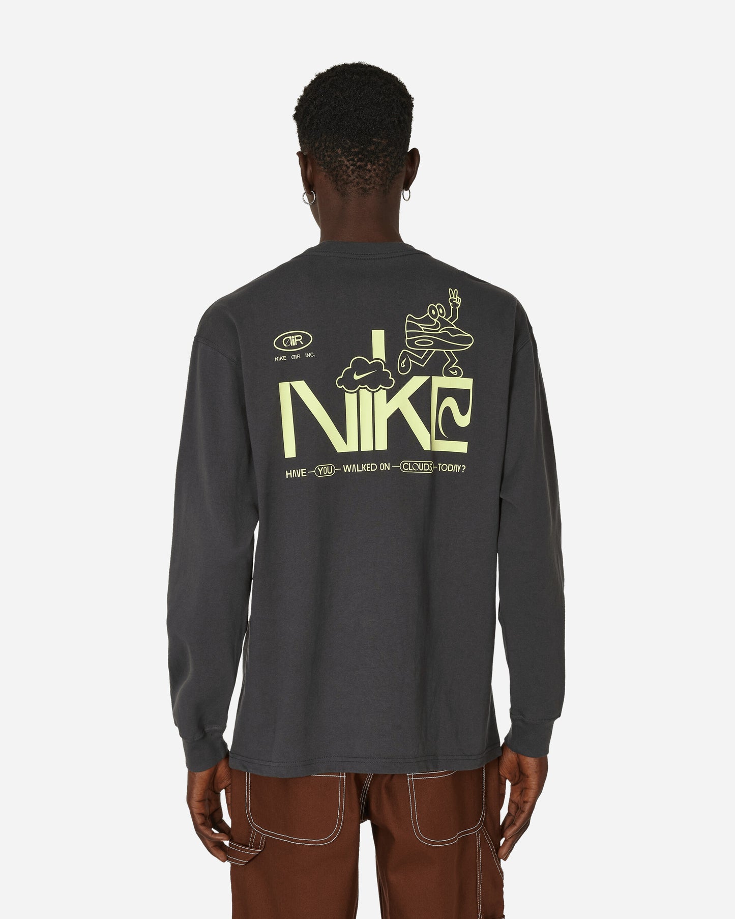 Nike M Nsw Tee Ls M90 Oc Pack Anthracite T-Shirts Longsleeve FJ1087-060