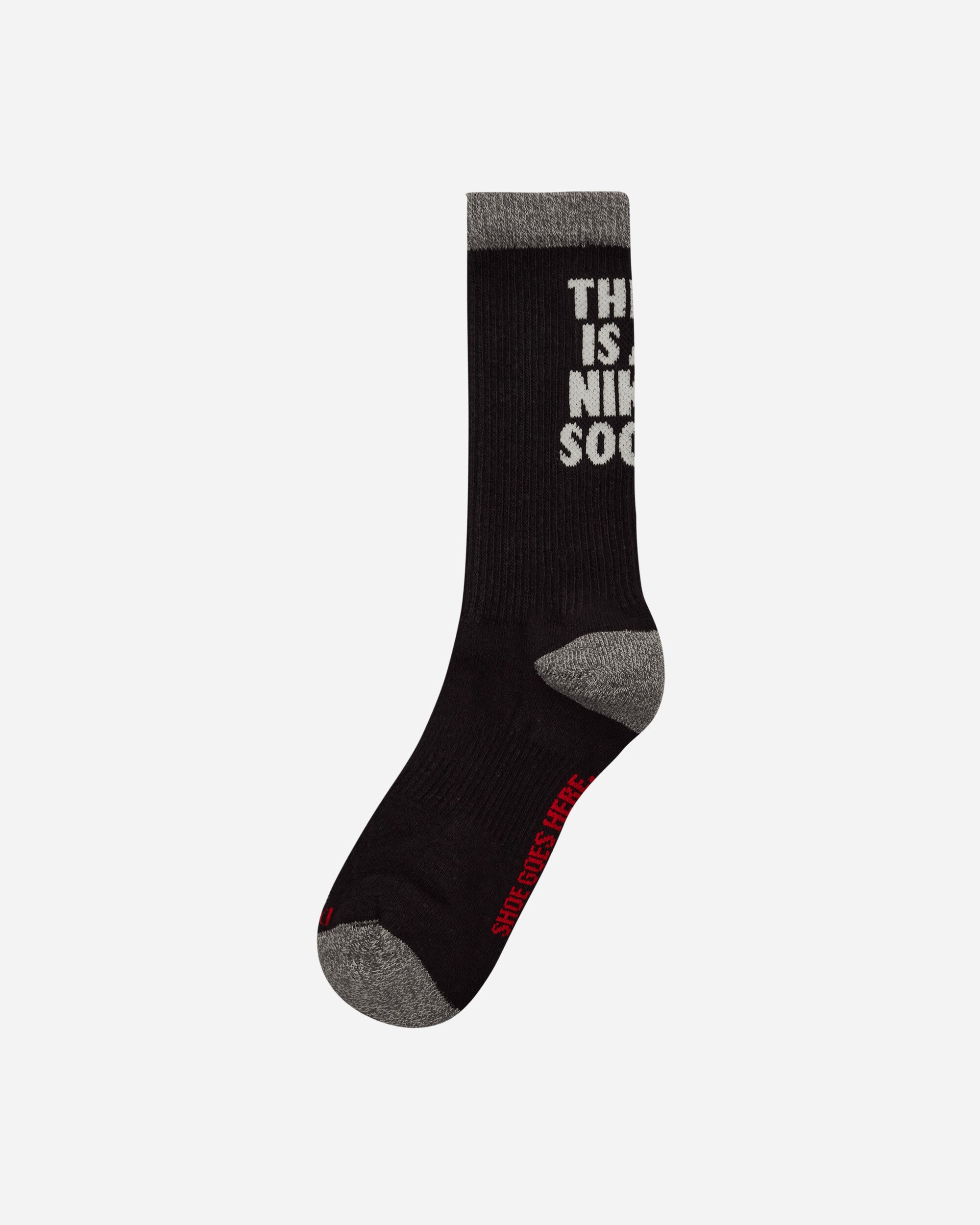 Nike Ed Pls Csh Crw 1P 144 Cky Black/University Red Underwear Socks FB3272-010