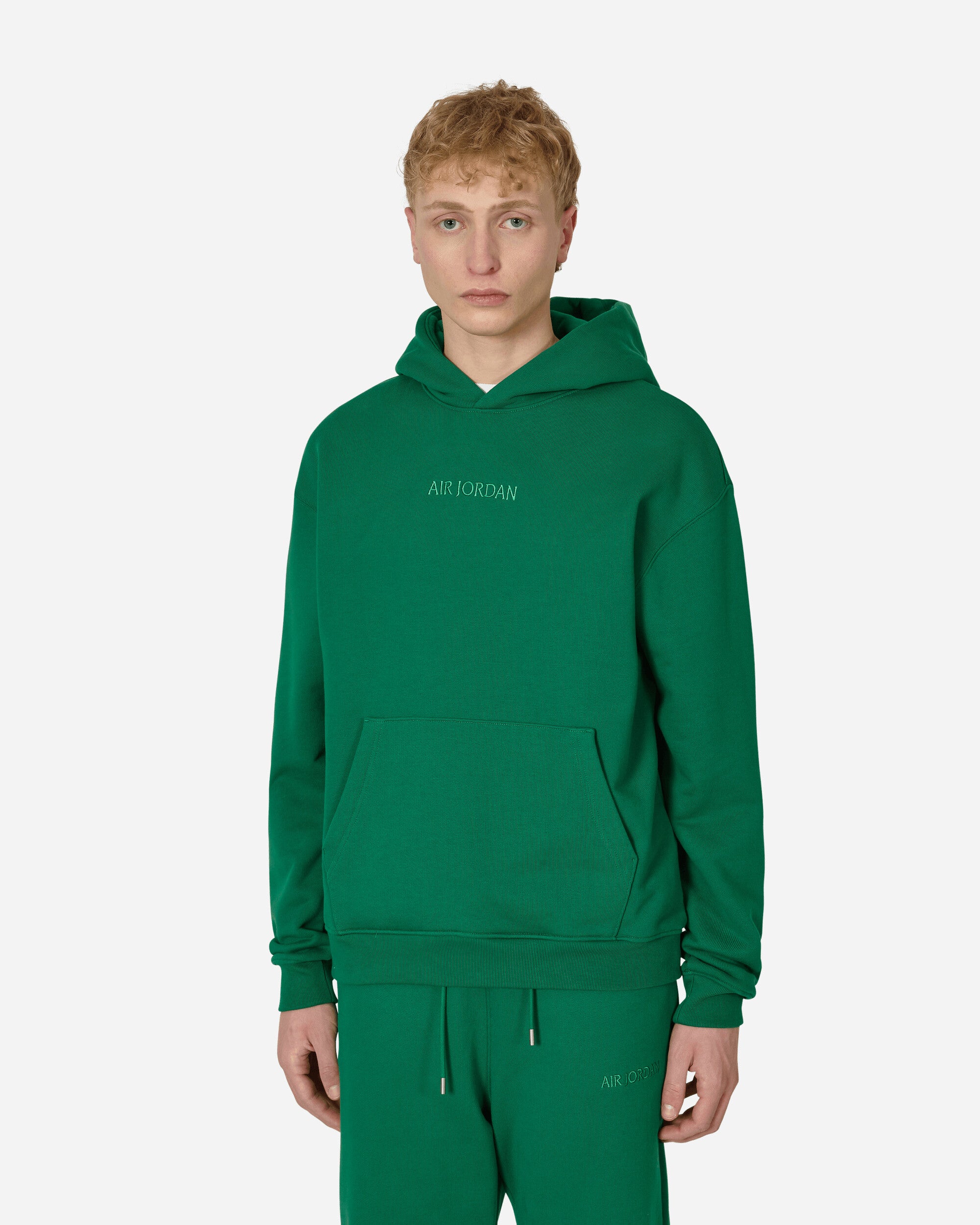 Wordmark Fleece Hooded Sweatshirt Green