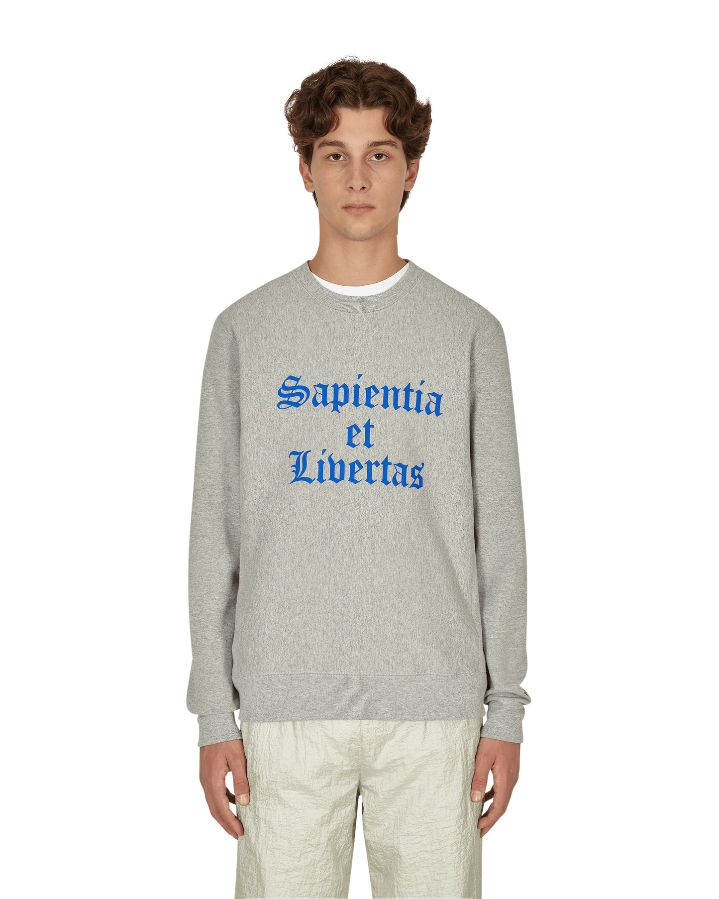 Noah Knowledge Heather Grey Sweatshirts Crewneck SS021FW21 HGY