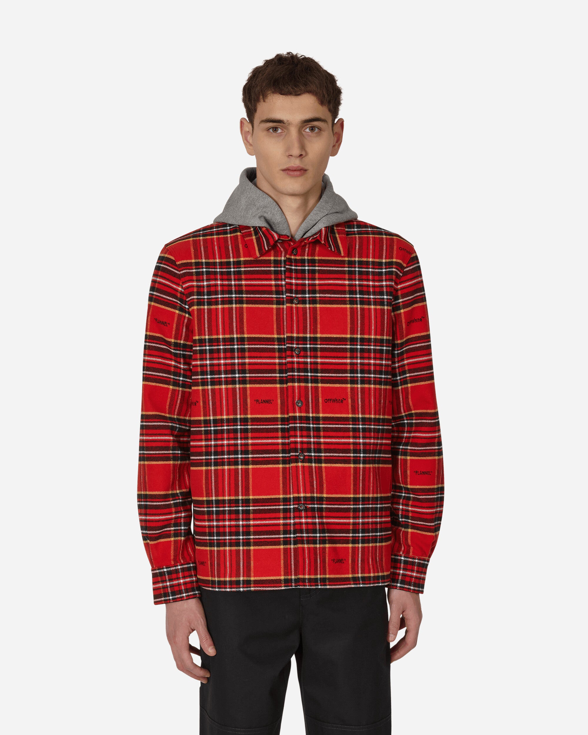 Flannel Skate Shirt Red