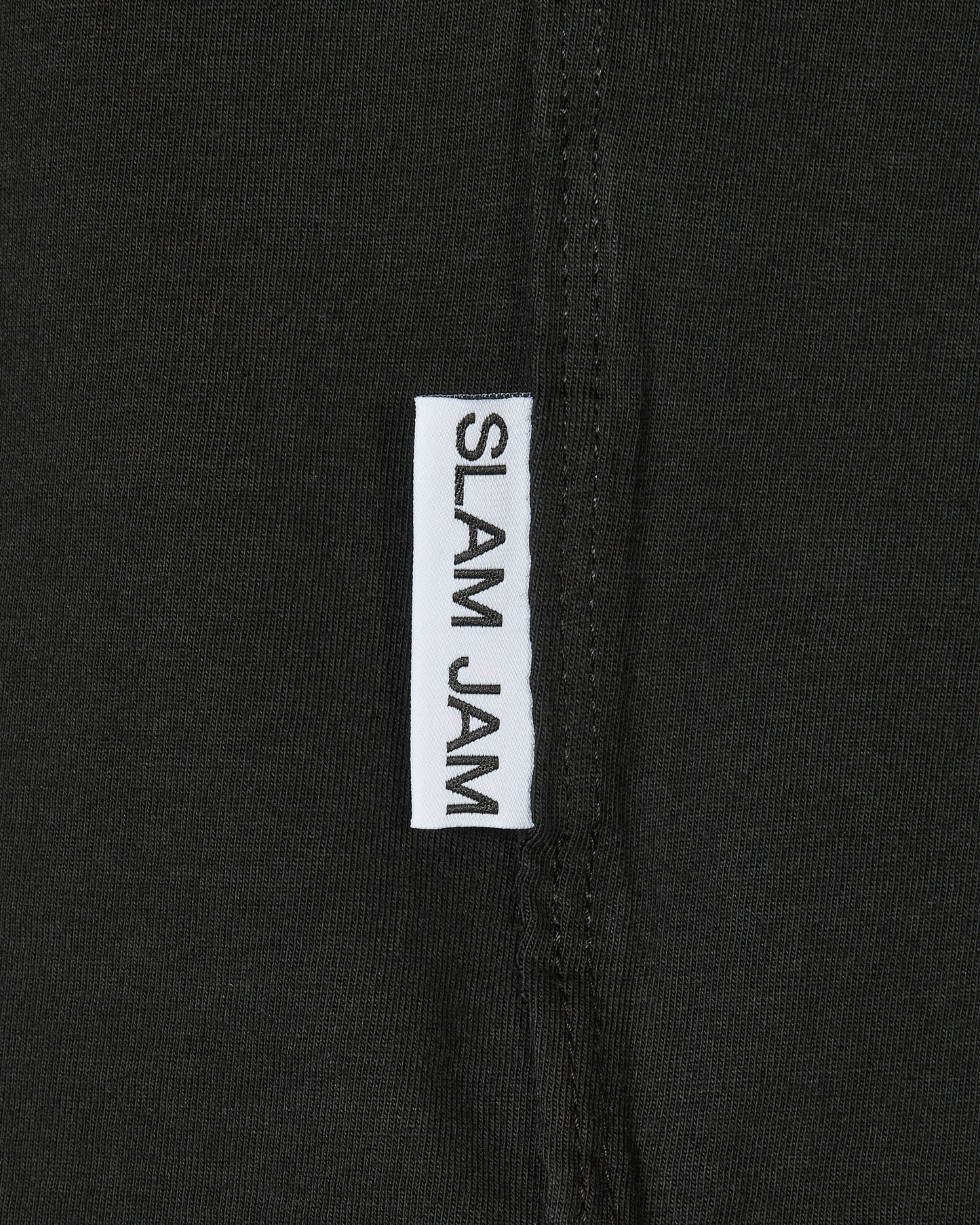 Slam Jam Raw Cut L/S Tee Black T-Shirts Longsleeve SBM0014FA06 BLK0001