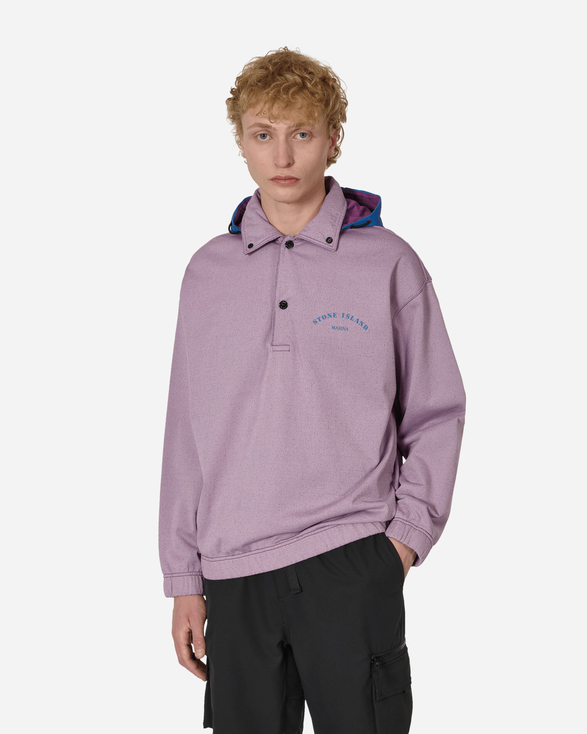 Stone island hot sale magenta sweatshirt