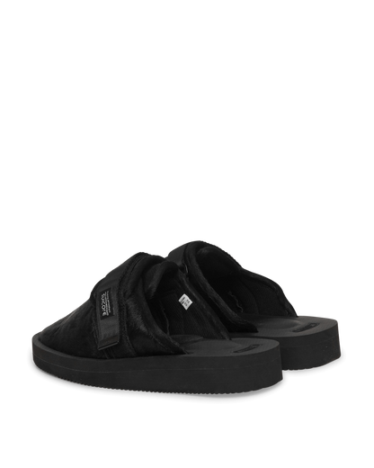 Suicoke Zavo-Vhl Black Sandals and Slides Sandal OG-072VHL- BLK