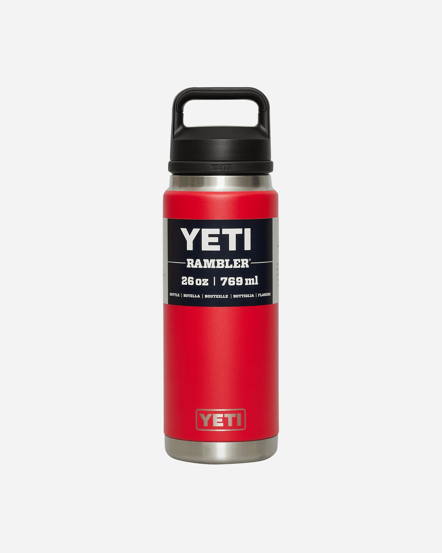 YETI Rambler 26 Oz Bottle Chug Rescue Red Equipment Bottles and Bowls 0310 SPR